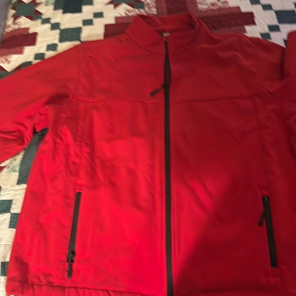 BN Men’s XL Hartwell RED Scuba Style Jacket